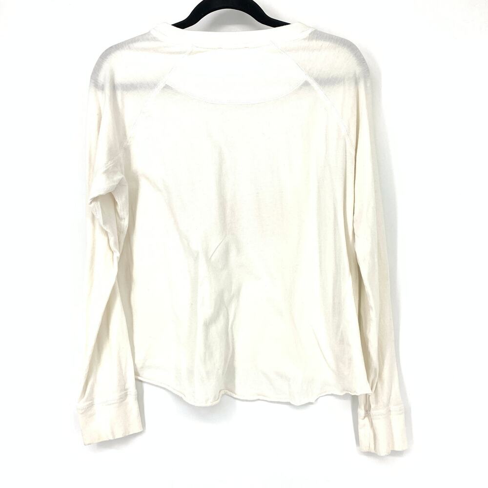 Studio Collection David Lerner Women's Size S Crewneck T-Shirt Long Sleeve White - Picture 2 of 6